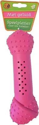 Koop Vandaag Hondenspeelgoed crunchy bot 17,5 cm roze