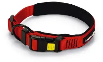 Beeztees hondenhalsband Parinca premium nylon 40-45x2cm rood Superprijs