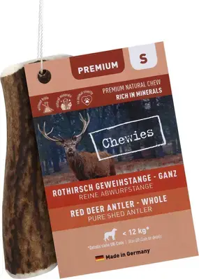 Chewies edelhertengewei heel S Hoge Kwaliteit