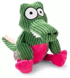 Weekendaanbieding Beeztees hondenspeelgoed krokodil Krok pluche 25x13x9cm multi kleur
