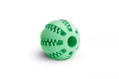 Beeztees hondenspeelgoed massagebal rubber d7cm mint Beperkte Voorraad