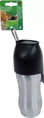 Rechtstreeks Van De Fabrikant Draagbare drinkfles met karabijnhaak aluminium, 600 ml.