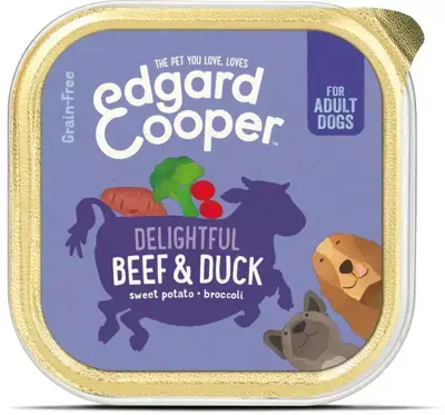 Direct Verzonden Edgard & Cooper kuipje rund 150g
