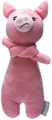 Beeztees hondenspeelgoed Grumpy Knor pluche 31x11.5x8.5cm roze Shop Nu
