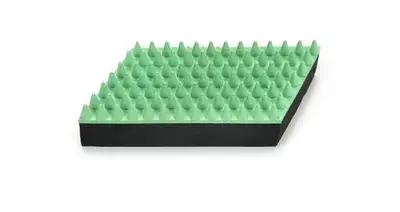 Beeztees massageborstel hond rubber 13x5,5x2,5 cm mint Gratis Retour