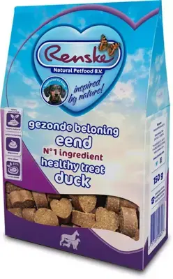 Direct Beschikbaar Renske Gezonde Beloning hartjes eend 150g