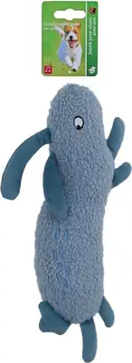 Boon hondenspeelgoed konijn teddystof 28 centimeters blauw Voordeelprijs