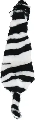 Fabrieksprijs Boon hondenspeelgoed zebra plat+piep 35 centimeter zwart/wit