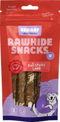 Lage Kosten Braaaf Roll Sticks 8 st. Lam 12 cm