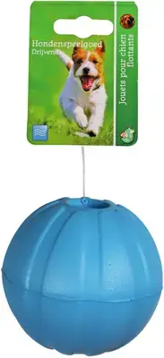 Bestseller Boon apporteerbal drijvend+gat 9 centimeters blauw
