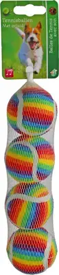 Boon Tennisbal rainbow s net a 4 stuks Hete Deal