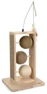 Designed by Lotte krabbollen Lomax rubberhout 34.5x29.5x50cm naturel Meest Verkocht