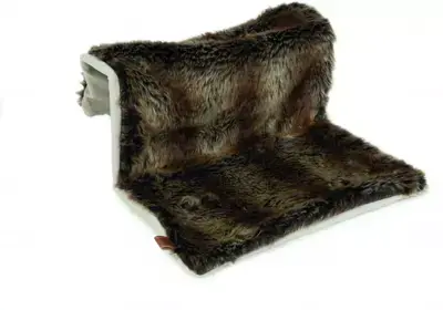 Beperkte Voorraad Designed by Lotte kattenhangmat pluche 40x30x25cm bruin
