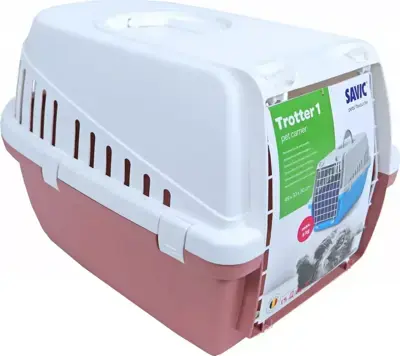 Savic reismand Trotter 1 plastic, earthroze/wit Seizoensaanbieding