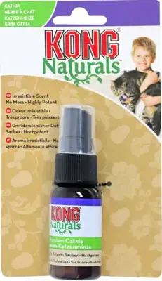 Kong kat Naturals, catnip spray op kaart Flitsaanbieding
