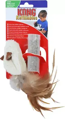 Korting Kong kat Refillables catnip, feather mouse