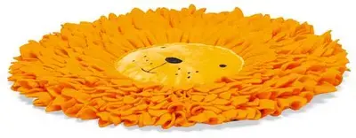 Seizoensaanbieding Beeztees katten snuffelmat Jungle leeuw Samba pluche d45h4cm oranje