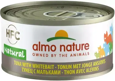 Beperkt Aanbod Almo Nature HFC Natural kattenvoer tonijn & jonge ansjovis 70g