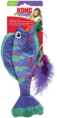 Kong kattenspeelgoed wrangler angler fish Goedkoop
