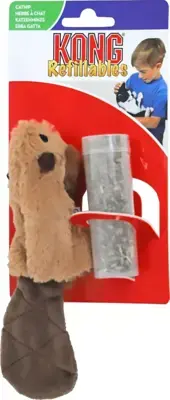 Hete Deal Kong kat Refillables catnip, bever