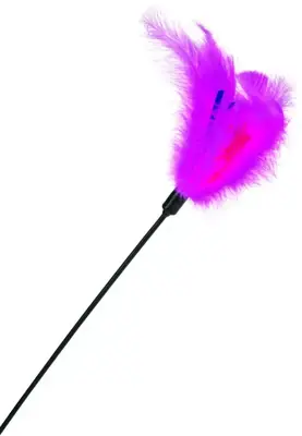Snelle Levering Beeztees kattentickler met zachte veren 45cm roze