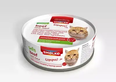 Alleen Vandaag Smolke Soft paté kattenvoer rund 80g