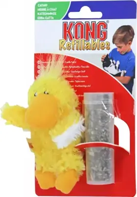Direct Beschikbaar Kong kat Refillables catnip, eend