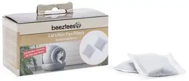 Beeztees kattenbakfilter voor automatische kattenbak Moeza 6.5x6.5x1cm 12 stuks Bestel Nu