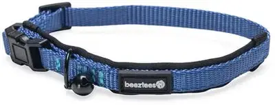 Beeztees Parinca kattenhalsband blauw, 25 - 30 cm Laatste Kans
