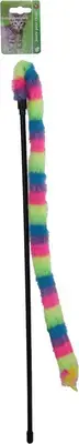 Boon hengel softy met veer en bel regenboogkleurig Goedkoop