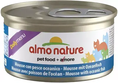 Almo Nature Daily Mousse Oceaanvis 85 g – Kattenvoer Lage Kosten