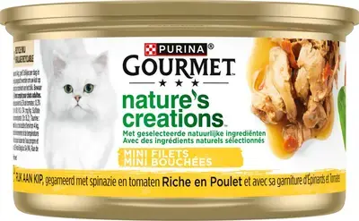 Bestseller Gourmet Nature’s Creations Kip, Spinazie & Tomaten – 85 g