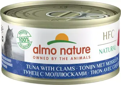Almo Nature Natural Tonijn met Mosselen – 70 g Tijdelijk Beschikbaar