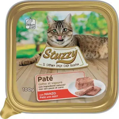 Dagaanbieding Stuzzy kattenpaté rund 100g