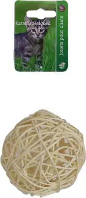 Betrouwbaar Boon k.splg rotanbal+bel 10cm bruin