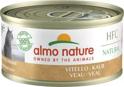 Almo Nature HFC Natural kattenvoer kalf 70g Aanbieding