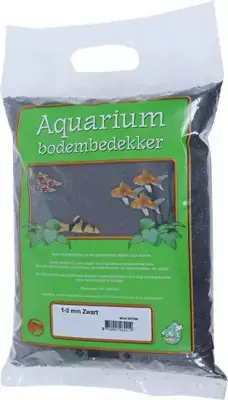 Hete Deal Aquarium grind Edelsplit zwart 1-2, zak a 8 kg