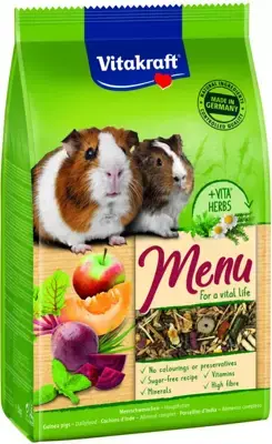 Bestseller Vitakraft Premium Menu Vital caviavoer + vitamine C 3kg
