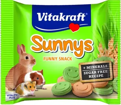 Betrouwbaar Vitakraft Sunnys knaagdierensnack + mineralen, suikervrij 50g