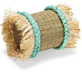 Beeztees knaagdiertunnel maisblad 16x10x10cm beige Bestel Nu