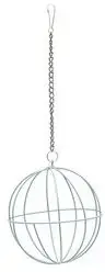 Beeztees voederbal knaagdier metaal 12x12x29cm zilver Premium