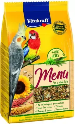 Dagaanbieding Vitakraft Premium Menu valkparkiet 1kg