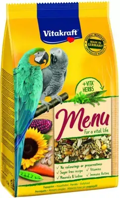 Betrouwbaar Vitakraft Premium menu papegaai 1kg