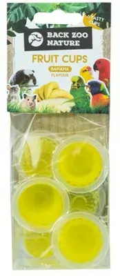 Back Zoo Nature vogelsnack fruitcup banana a 6 stuks Gereduceerde Prijs