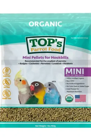 Lage Kosten TOP‘s Parakeet Mini Pellets 1 pound (453 gram)