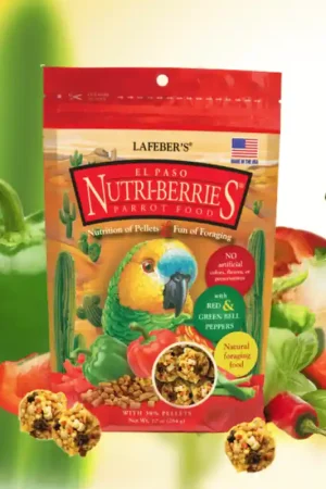 Lafeber Nutri-Berries El Paso - Papegaai 284 gram Populair