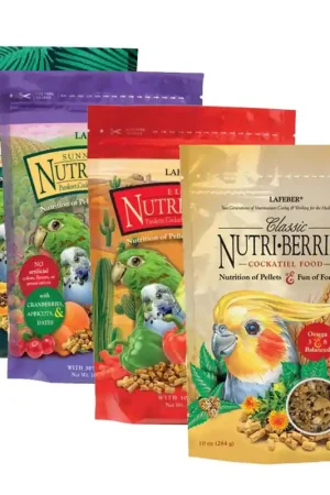 Combi-Deal Lafeber Nutri-Berries 4 Smaken Parkiet Must-Have
