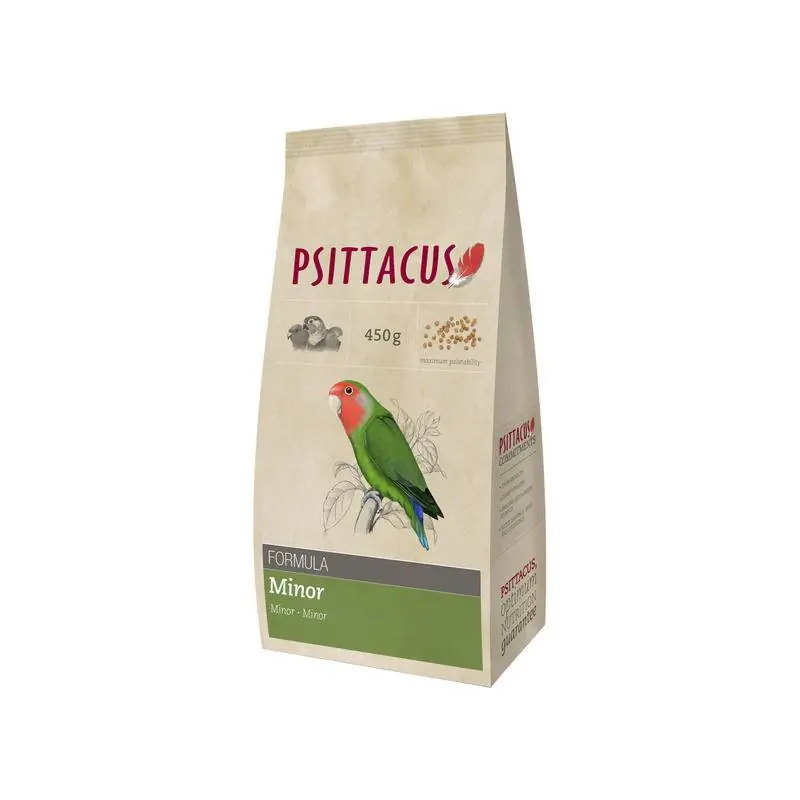 Gereduceerde Prijs Psittacus Minor 450 gram