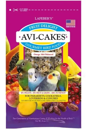 Lafeber Avi-Cakes Fruit Delight - Parkiet 227 gram Gereduceerde Prijs