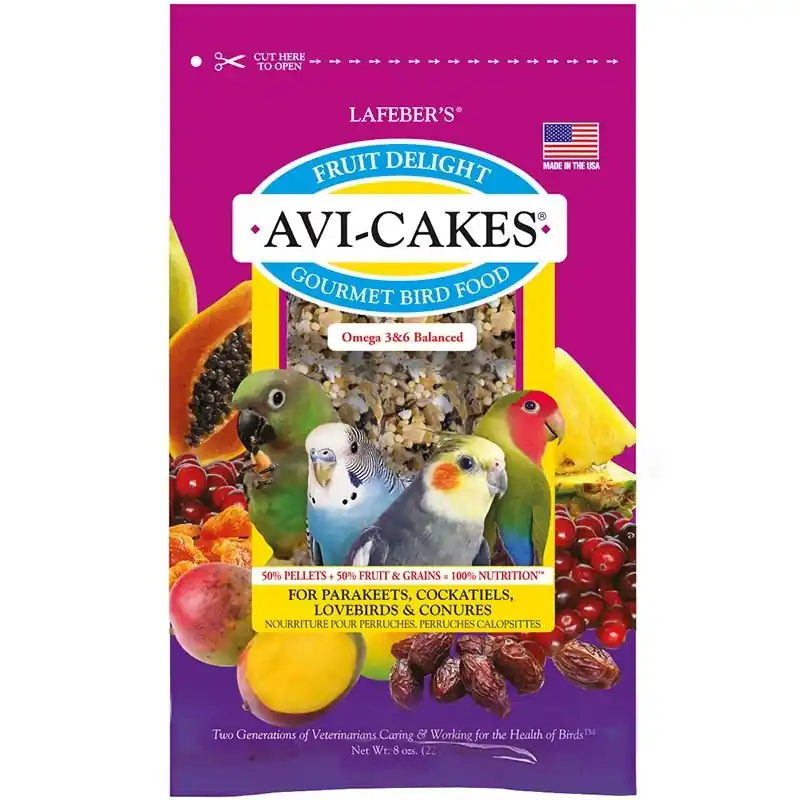 Lafeber Avi-Cakes Fruit Delight - Parkiet 227 gram Gereduceerde Prijs